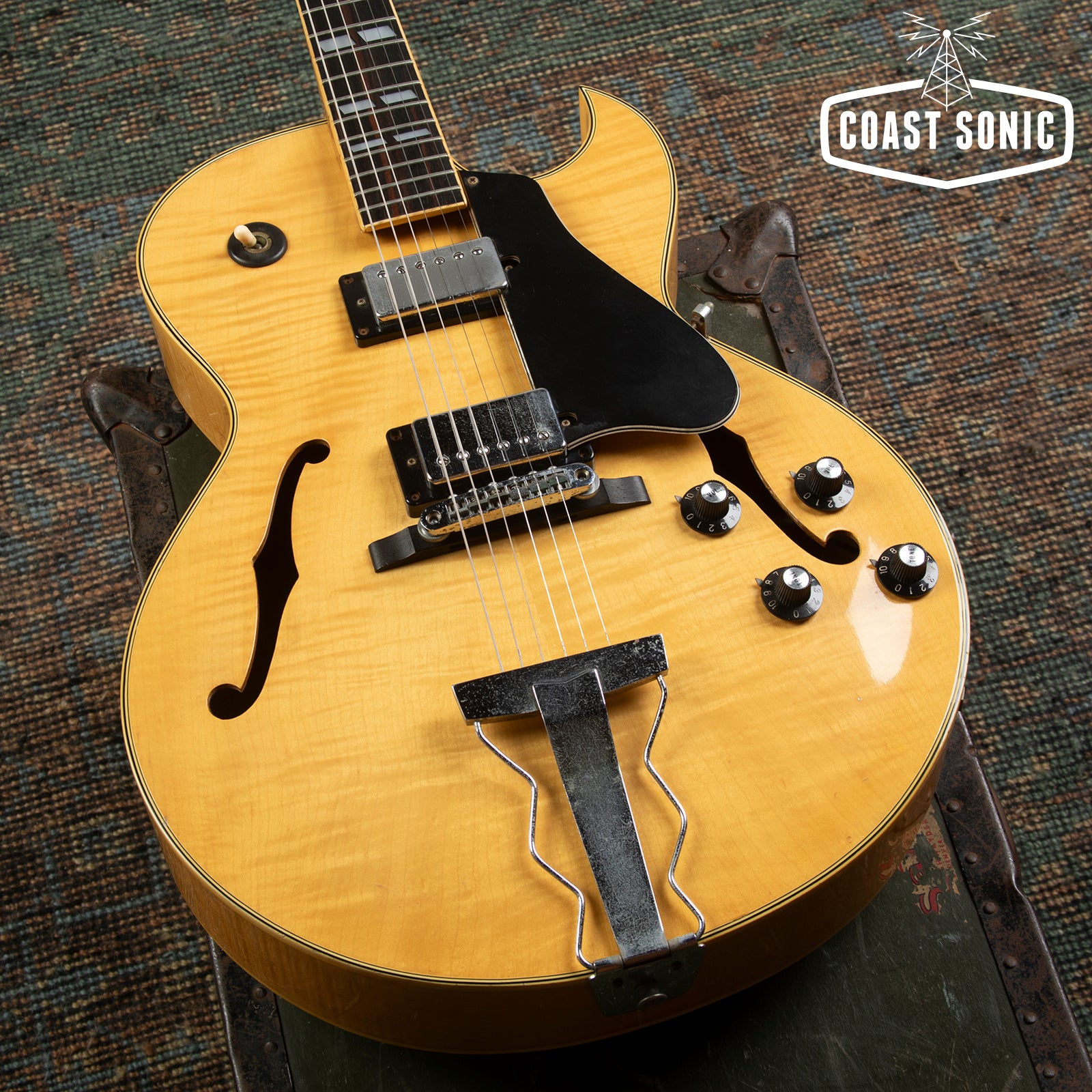 1975 Greco N-60 Made in Japan ES-175 Flame Maple