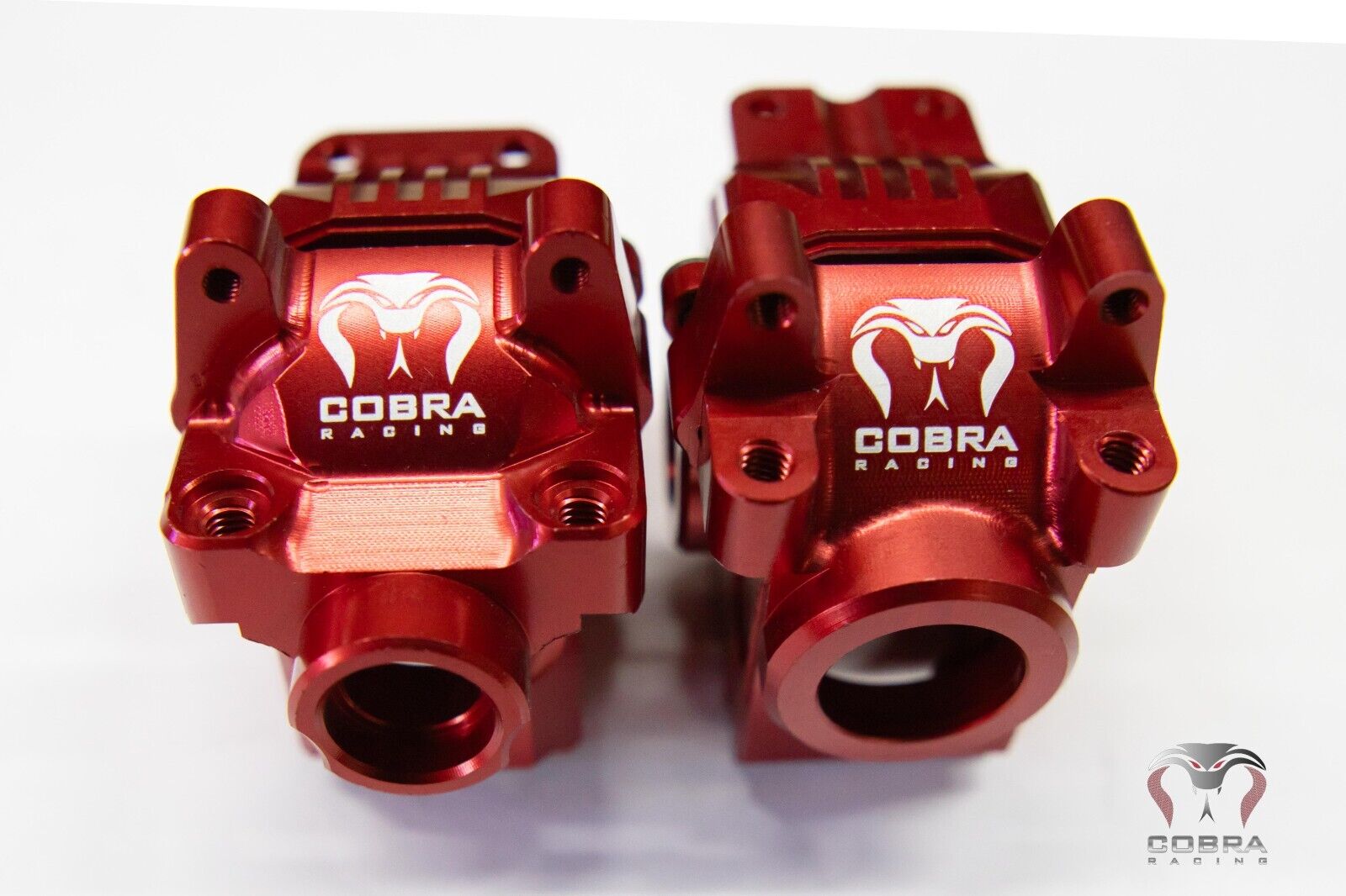 CR RED Aluminum Differential housing Front + Rear for Traxxas
