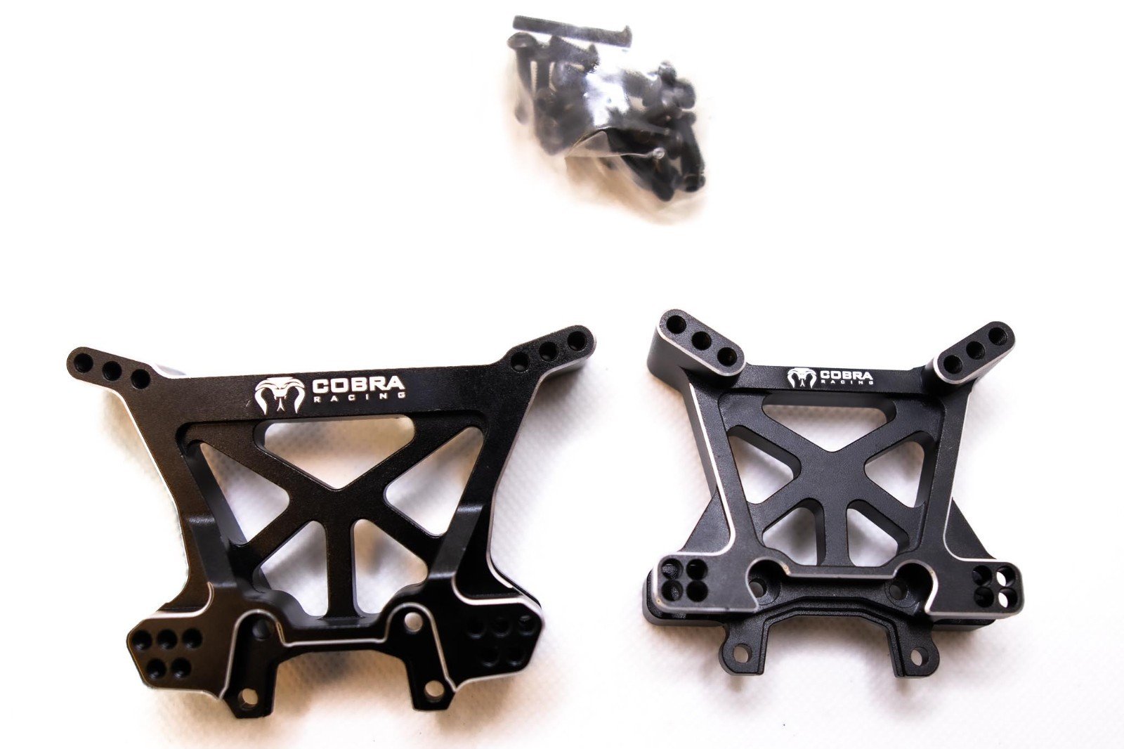 CR Traxxas Jato BL-2S & VXL-4S 4x4 Black Aluminum Shock Towers