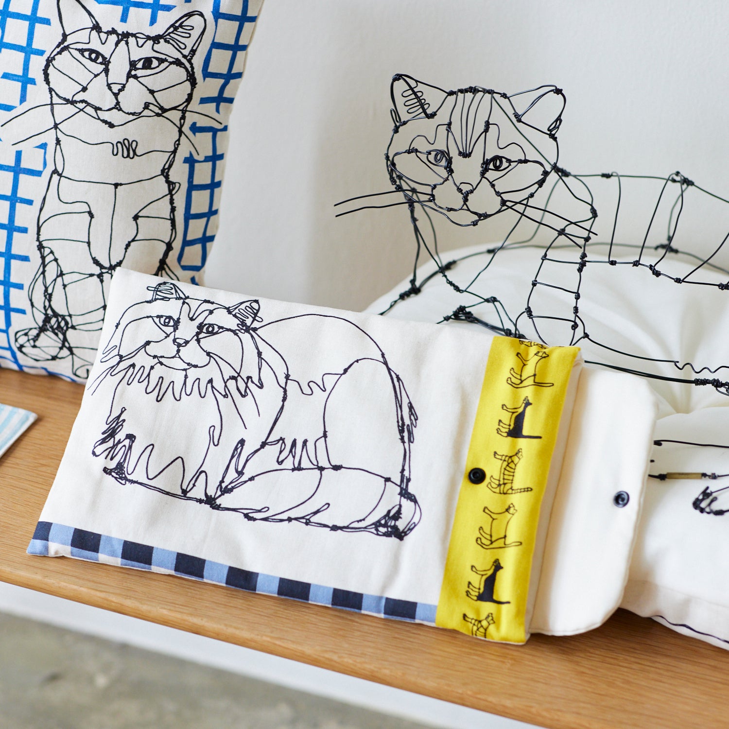 ＋HAyU fabric ～HAyU CAT～パネル生地 綿麻キャンバス – cocca