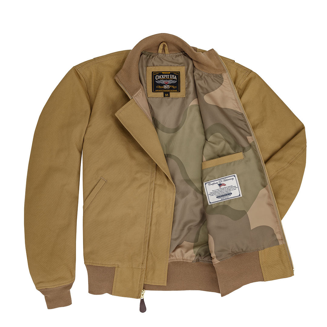 Lightweight Khaki Jacket | Men's Light Cotton Jacket