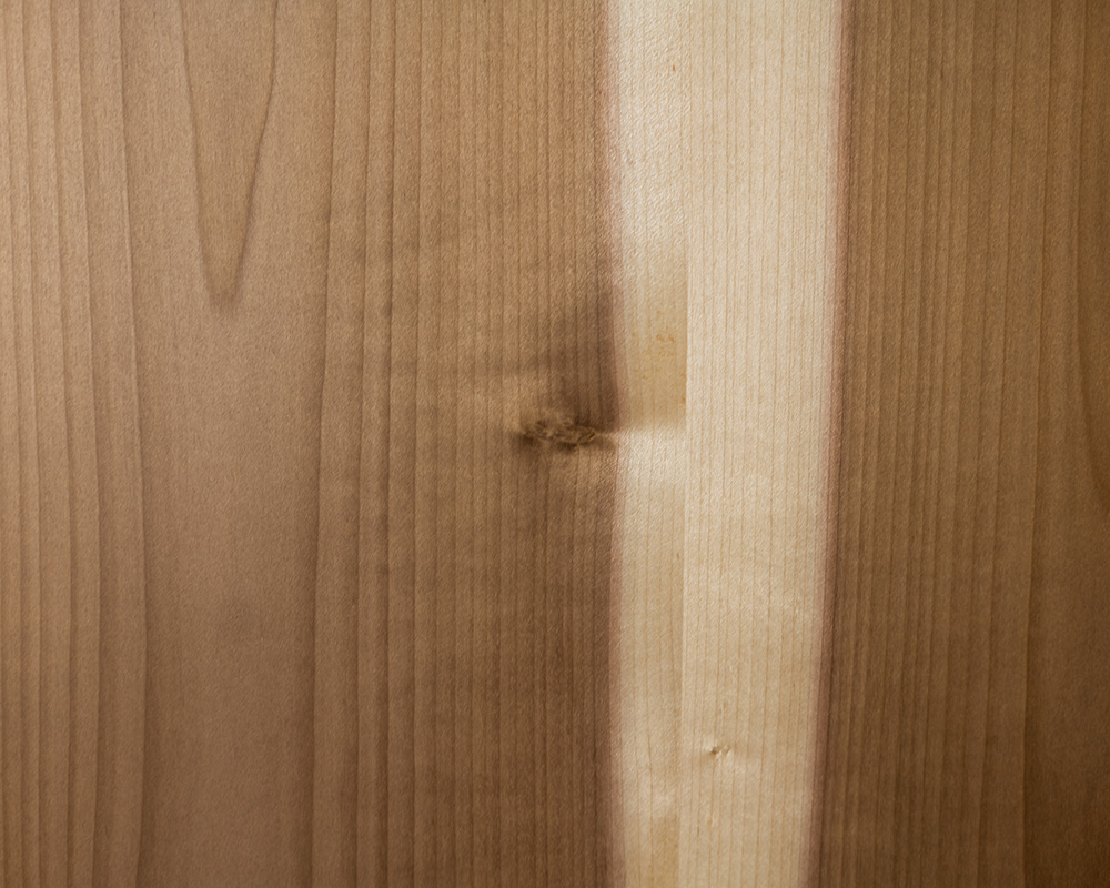 朴の木(ホウノキ) 3枚ハギ テーブル天板 W1800 ONLY［送料込み価格