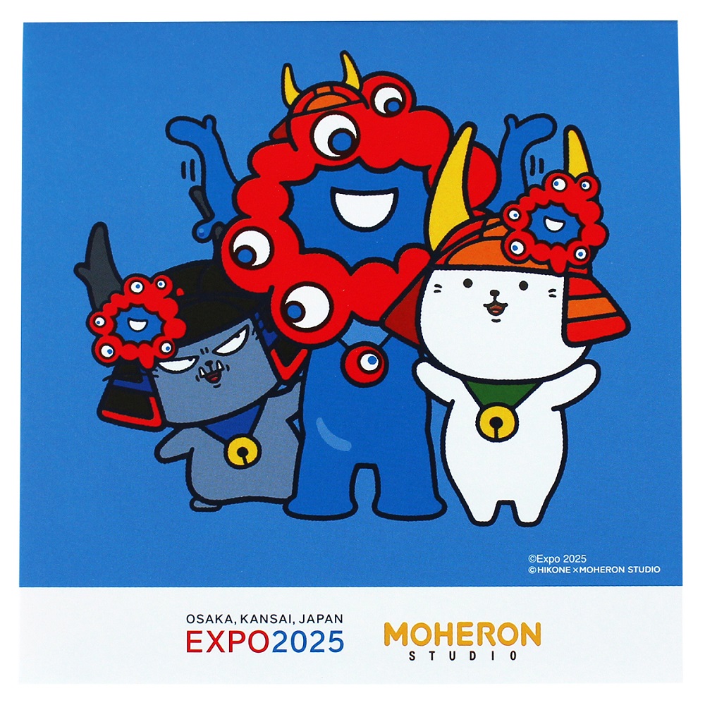 EXPO2025 ミャクミャク 【ひこにゃん・わるにゃんこ将軍】 メモ帳