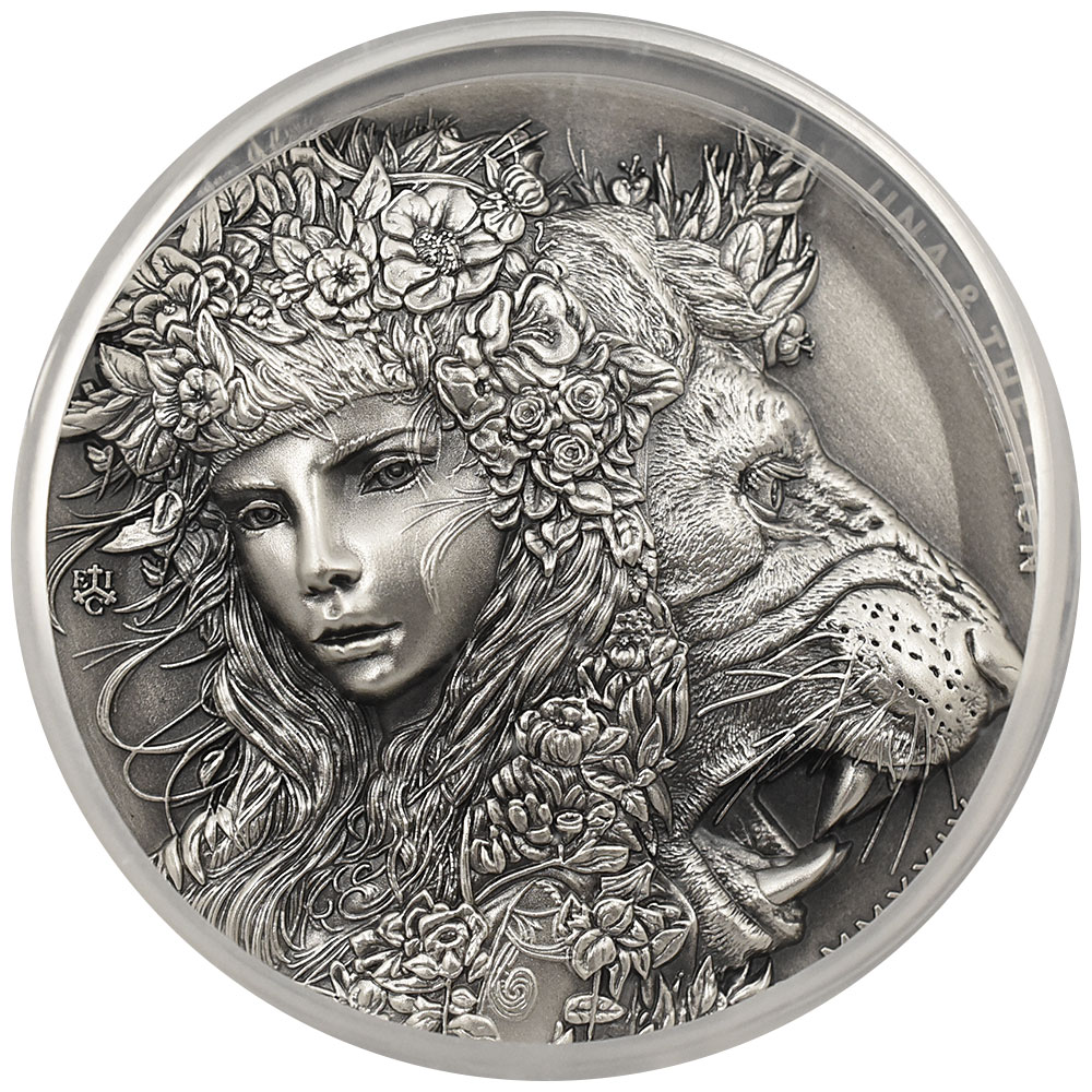 セントヘレナ 2024 チャールズ3世 2ポンド 2オンス 銀貨 PCGS SP70