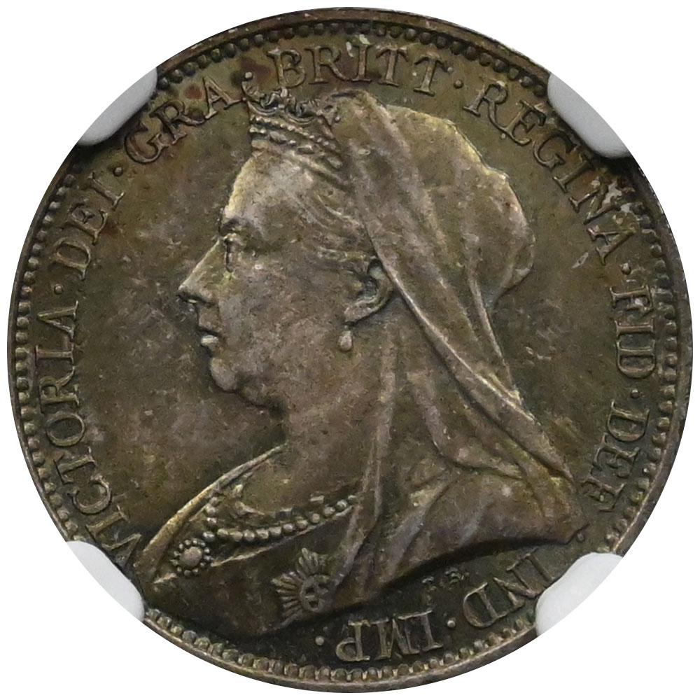 イギリス 1894 ヴィクトリア 4ペンス 銀貨 NGC MS66 マウンディコイン