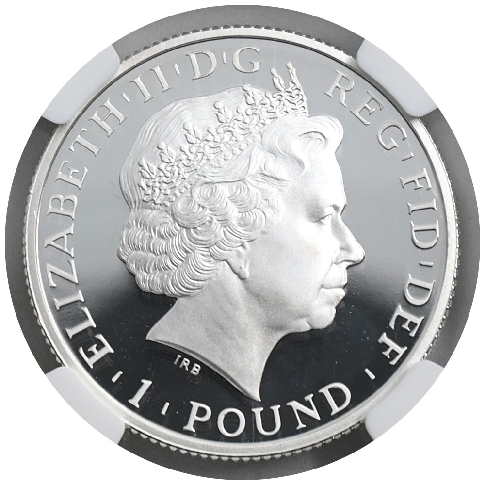 イギリス 2014 エリザベス2世 2ポンド 1ポンド 50ペンス 20ペンス 10