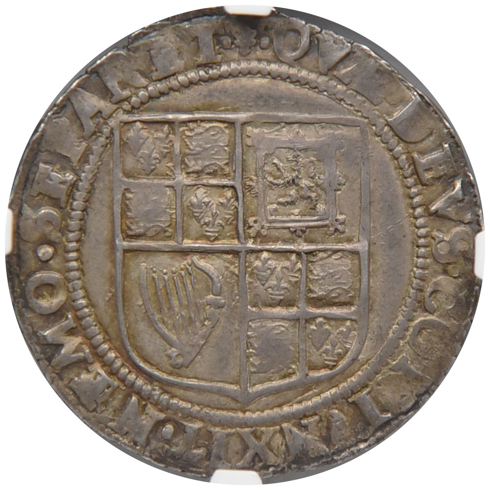イギリス(イングランド) (1604-05) ジェームズ1世 1シリング 銀貨 NGC
