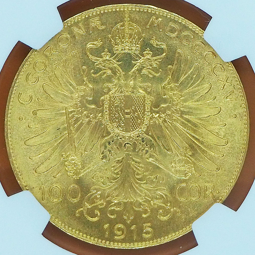 🆙新価格📰オススメ推し度オーストリア 100コロナ金貨 「フランツ