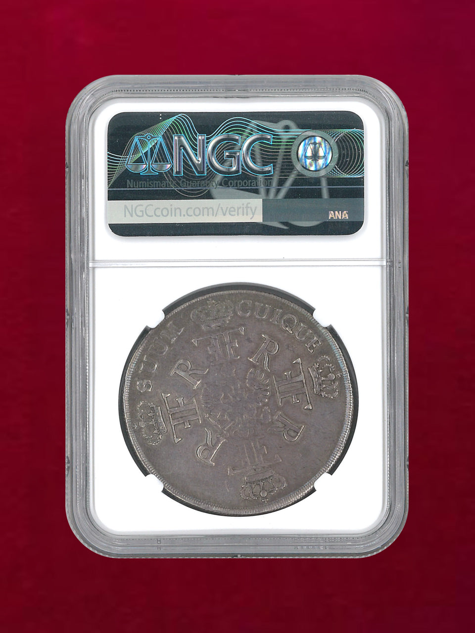ドイツ・プロイセン】ターラー 銀貨 PRUSSIA 1701CG NGC AU 55［B