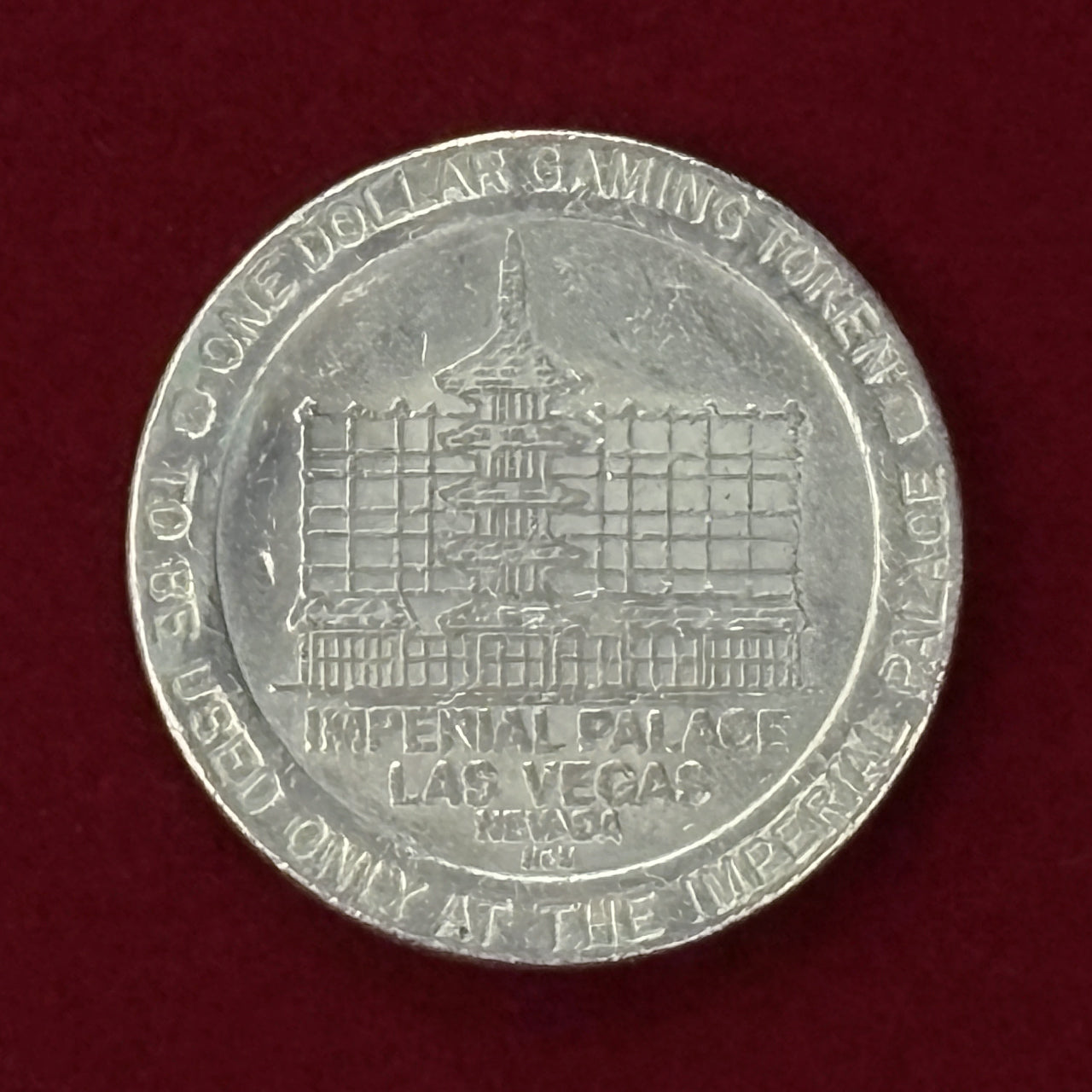 アメリカ】1ドル 白銅製 ゲーミングトークン インペリアル・パレス［C