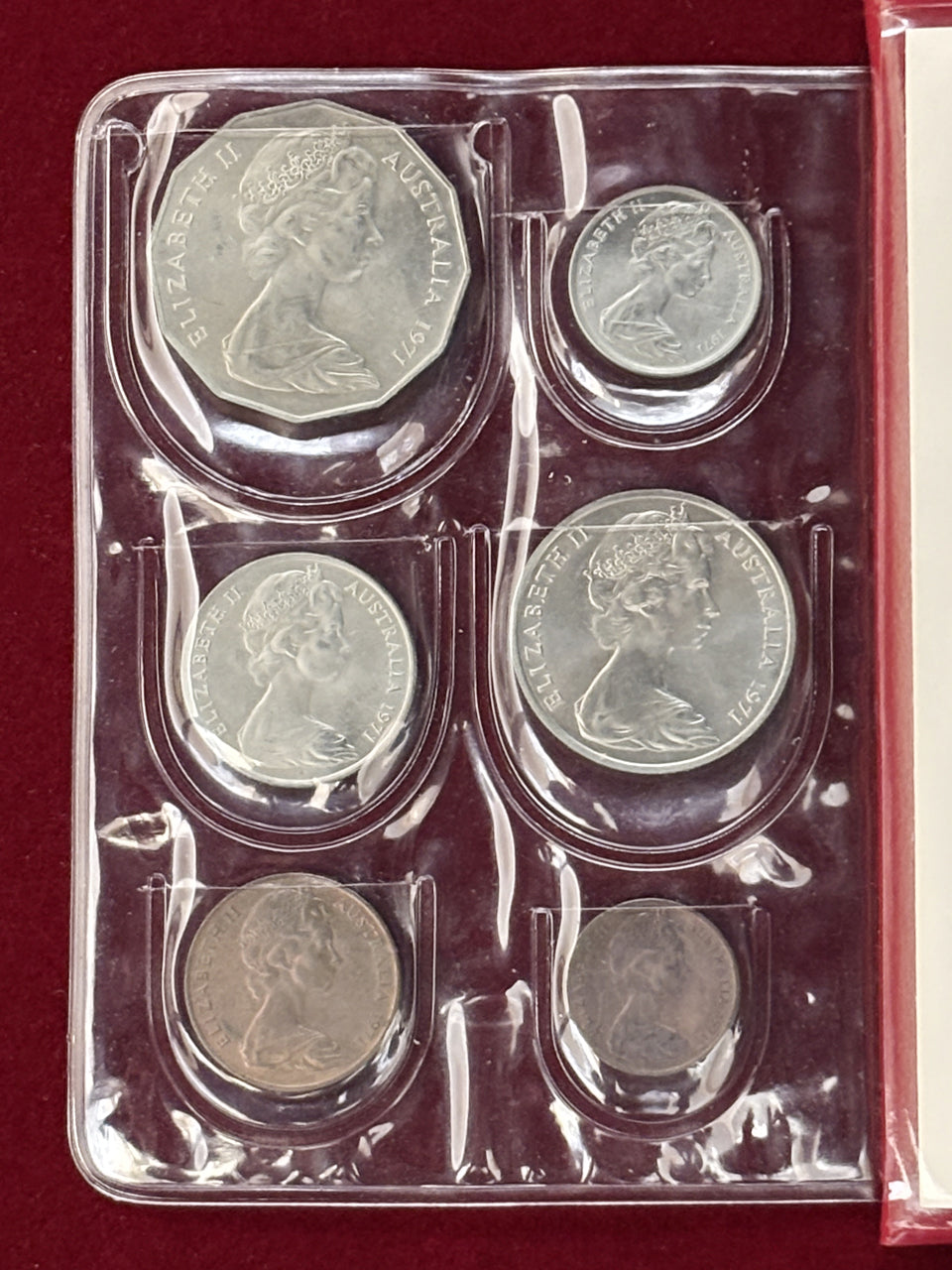 オーストラリア】ミントセット 6枚組 1971［C-0000196］ – ワールド