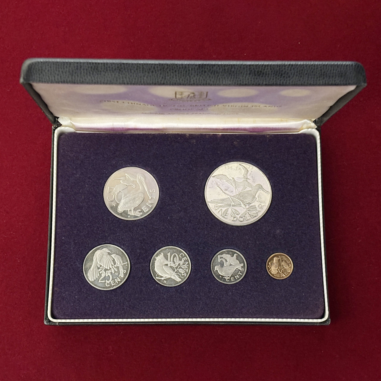 イギリス領ヴァージン諸島】プルーフセット 6枚組 1973［C-0000273