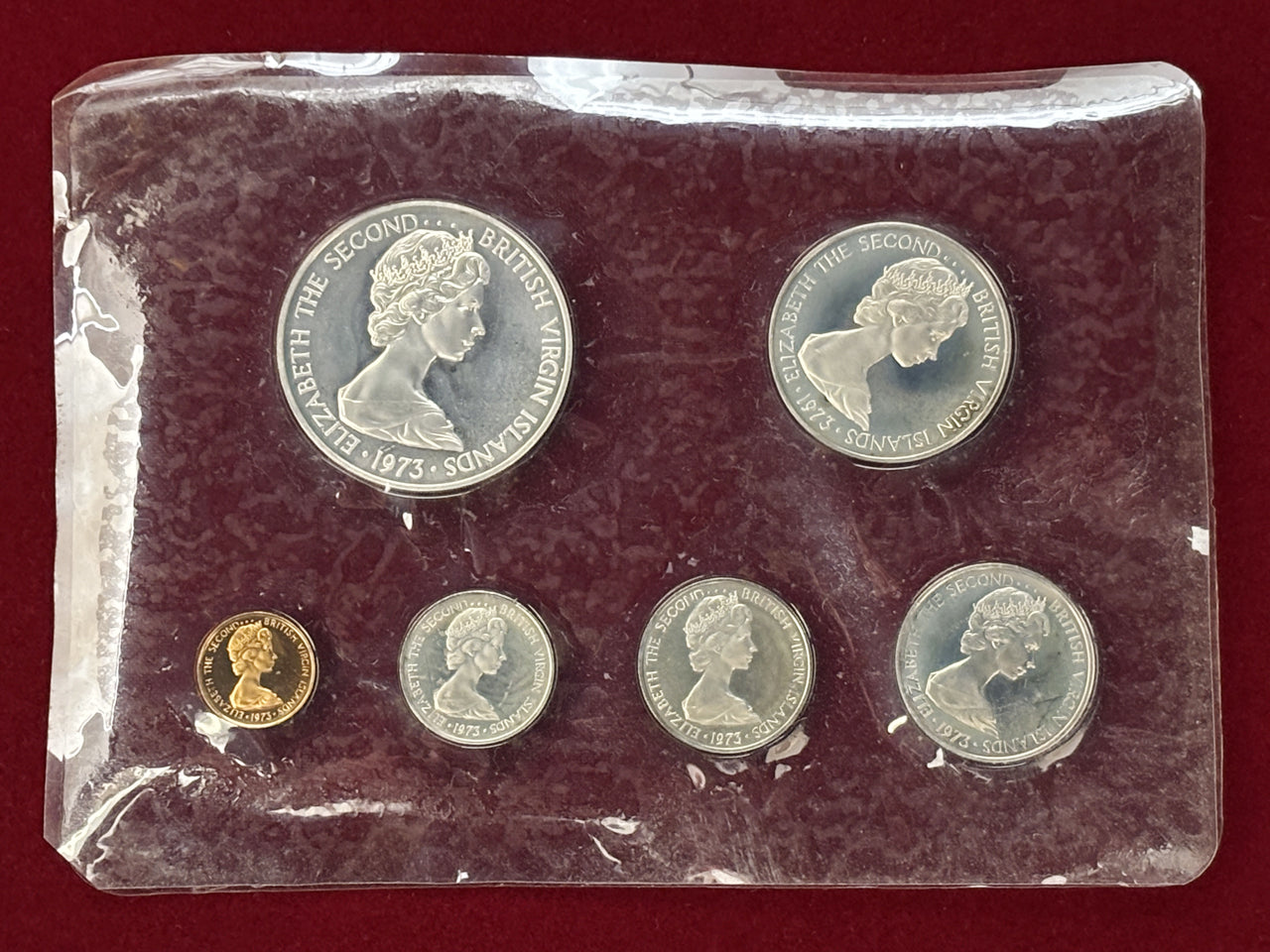 イギリス領ヴァージン諸島】プルーフセット 6枚組 1973［C-0000270