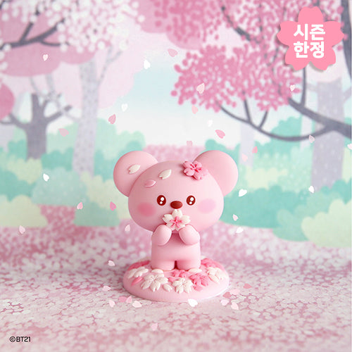 BT21 - CHERRY BLOSSOM LEATHER PATCH FIGURE KOYA | COKODIVE