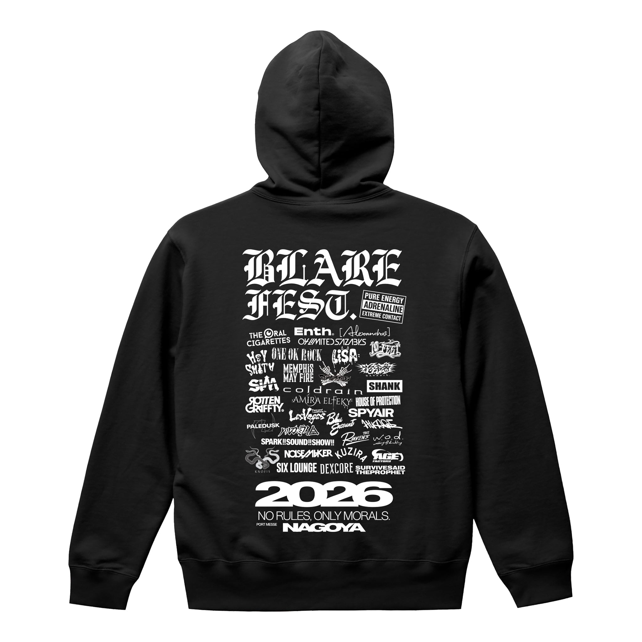 受注生産 】BLARE FEST. 2026 PULLOVER HOODIE（予約） – coldrain.jp