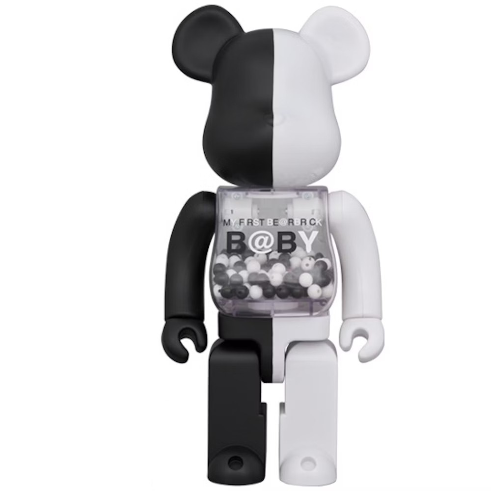 1000% Bearbrick My First Bearbrick Baby Black & White