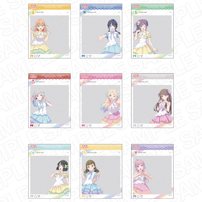 ラブライブ! 蓮ノ空 レインボーシフォン Ver. 描き下ろしグッズ 10月発売!
