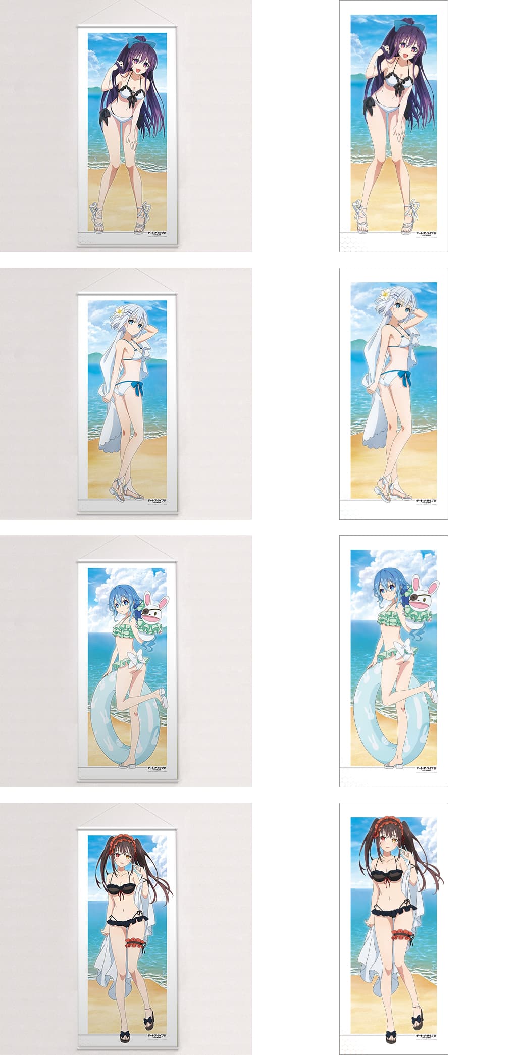 デート・ア・ライブIV 狂三たちの描き下ろし “水着 Ver.” グッズ 12月発売!