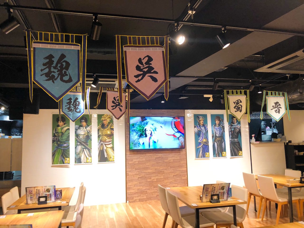 真・三國無双8 × KT(コーエーテクモ)カフェ池袋 8.12までコラボ開催中!!