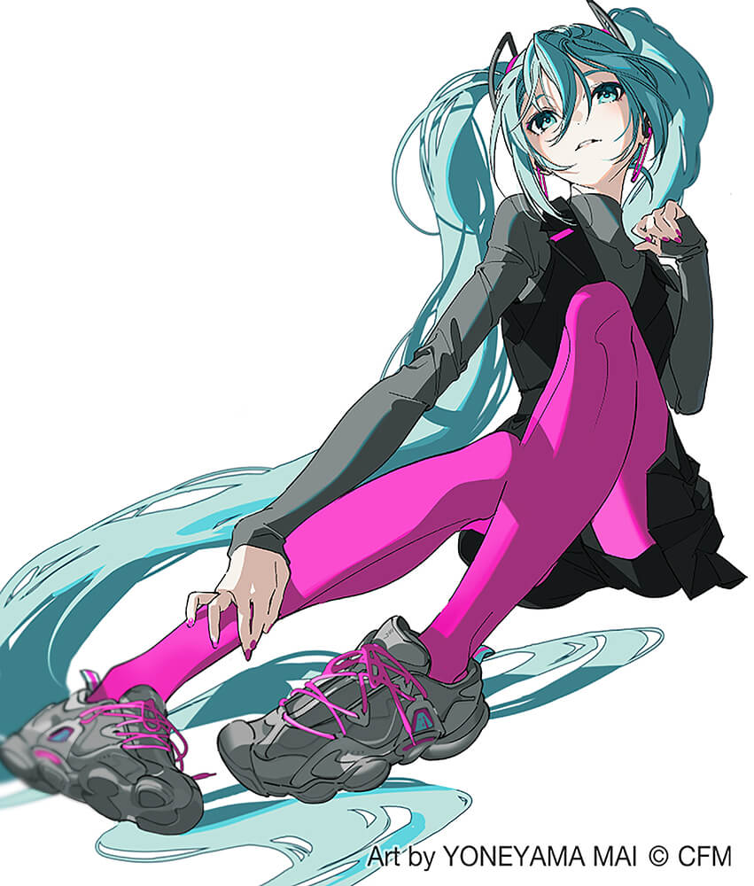 初音ミク × FILA コラボスニーカー 公式オンラインストアで先行予約開始!