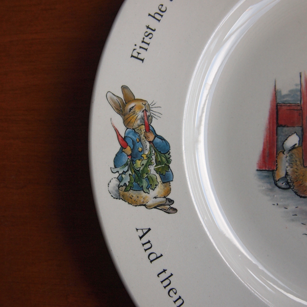 ウェッジウッド ピーターラビット プレート