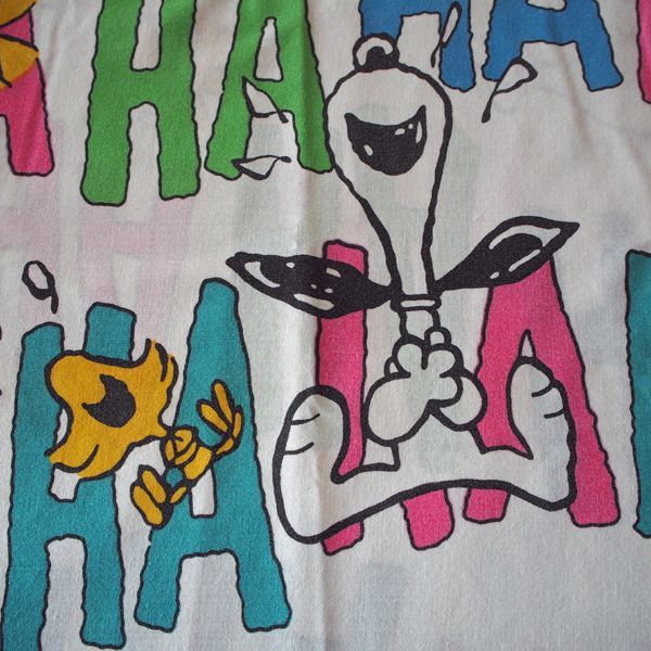 ヴィンテージ フラットシーツ 【スヌーピー/HAHAHA】 - Collection