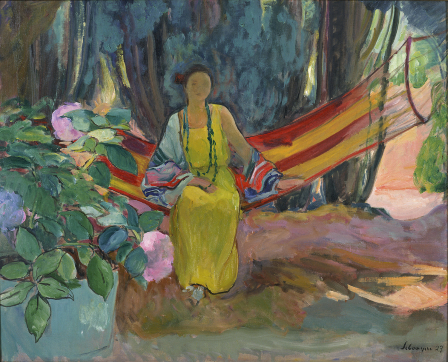 ハンモック|アンリ・ルバスク |所蔵作品検索｜国立西洋美術館