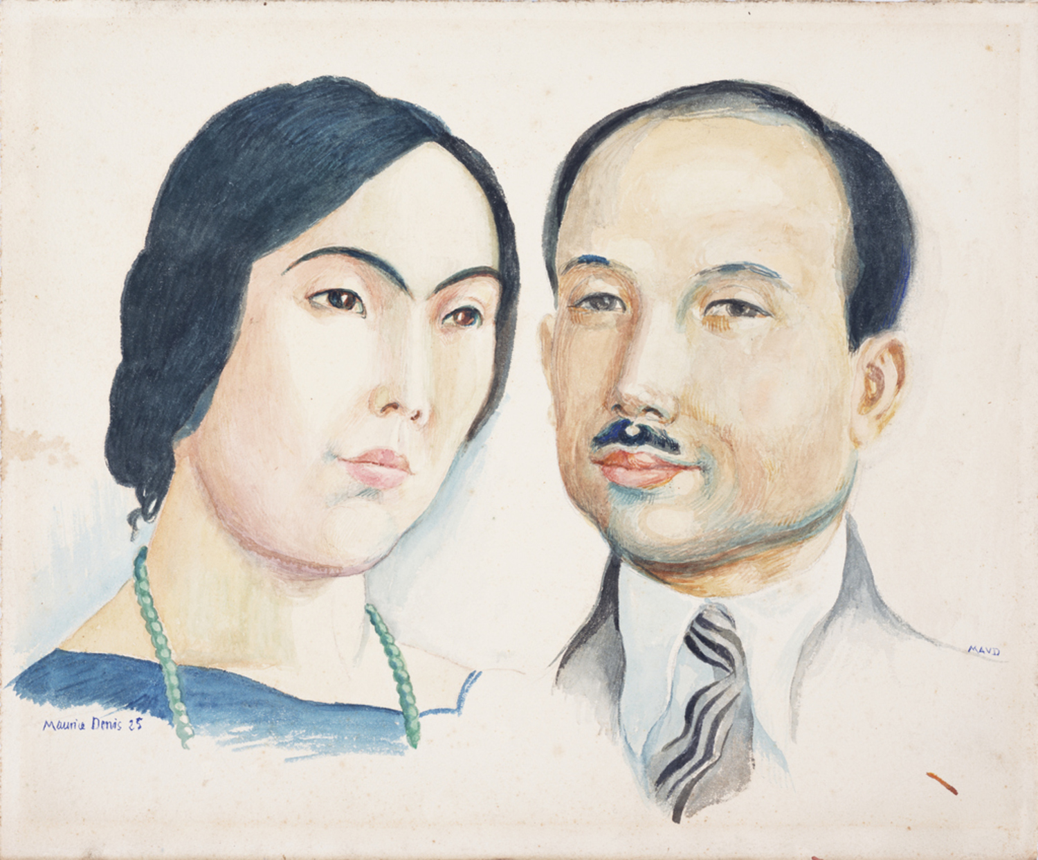 久我夫妻の肖像|モーリス・ドニ |所蔵作品検索｜国立西洋美術館