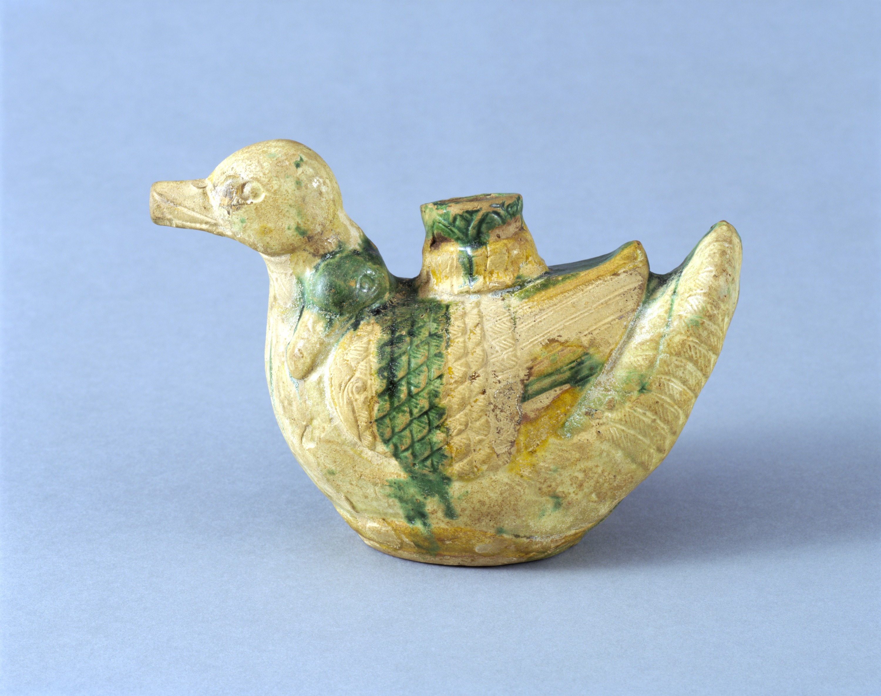 九州国立博物館 | 収蔵品ギャラリー | 三彩鴨形水注