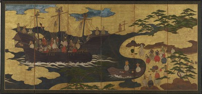 九州国立博物館 | 収蔵品データベース | 南蛮屏風