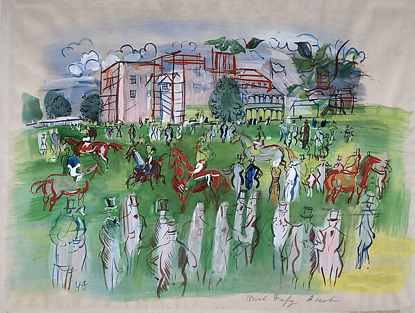 Raoul Dufy - Paddock at Ascot - The Metropolitan Museum of Art