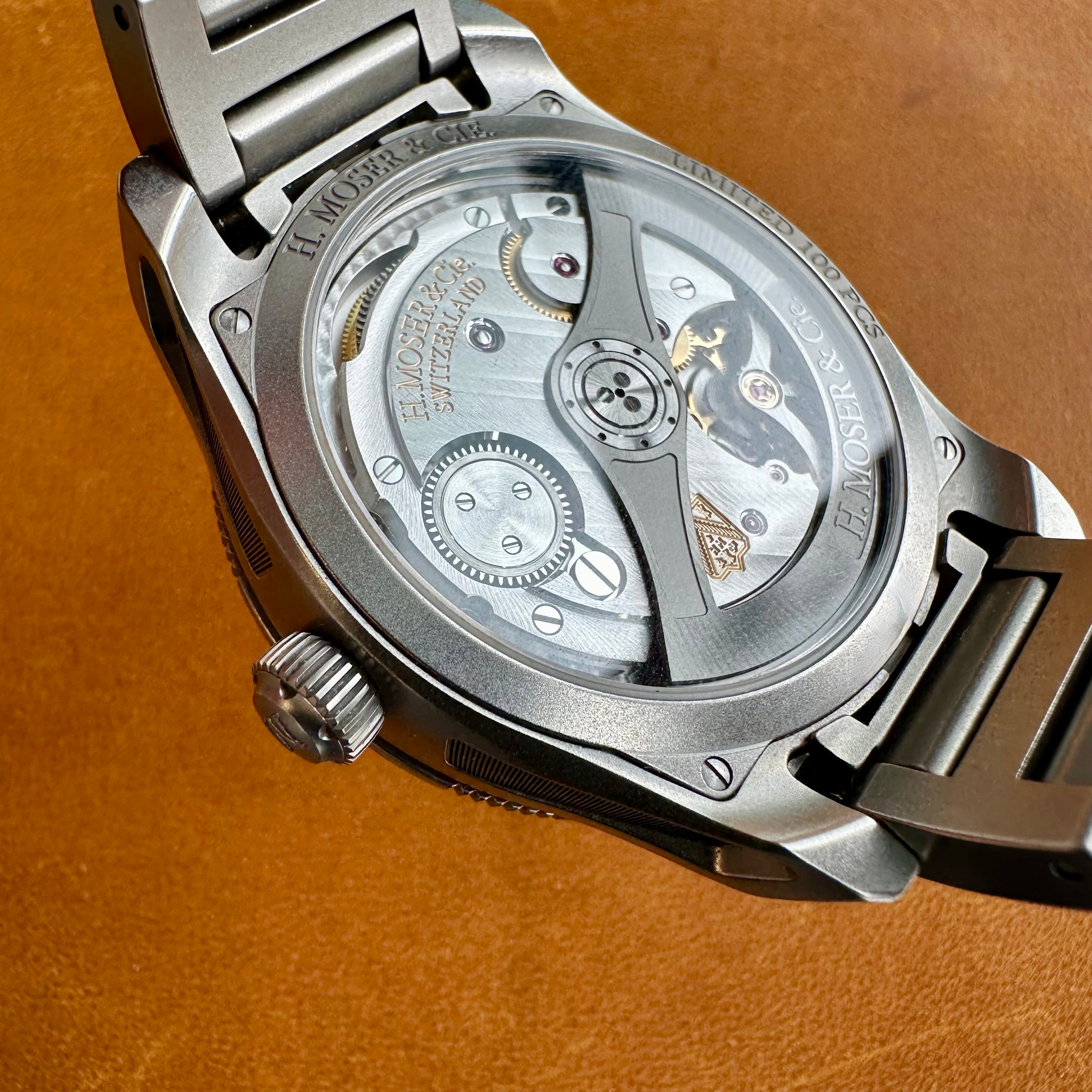 H. Moser Pioneer Centre Seconds Funky Blue Limited Edition for