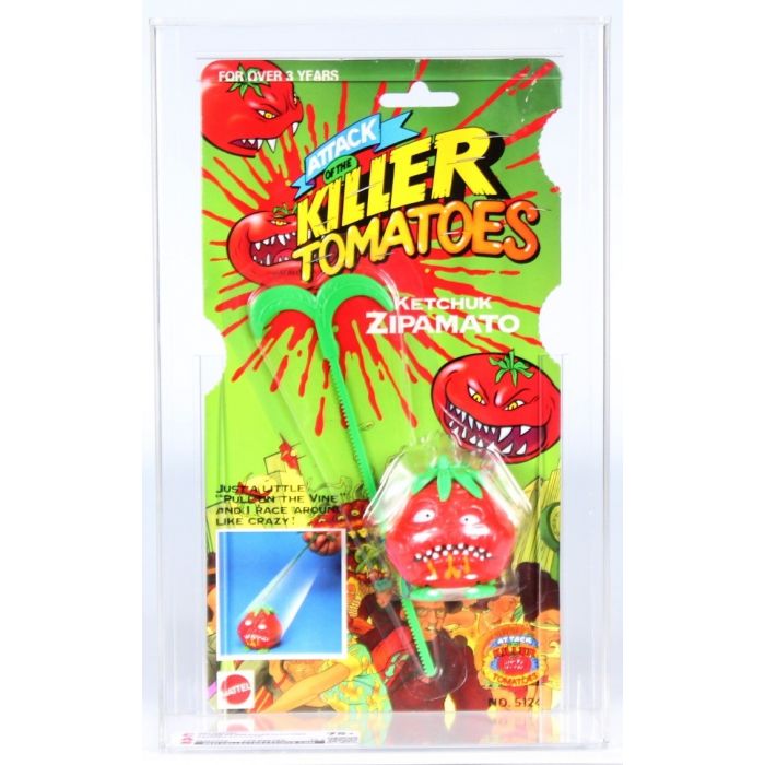 1991 Mattel Attack of the Killer Tomatoes Carded Figure - Ketchuk