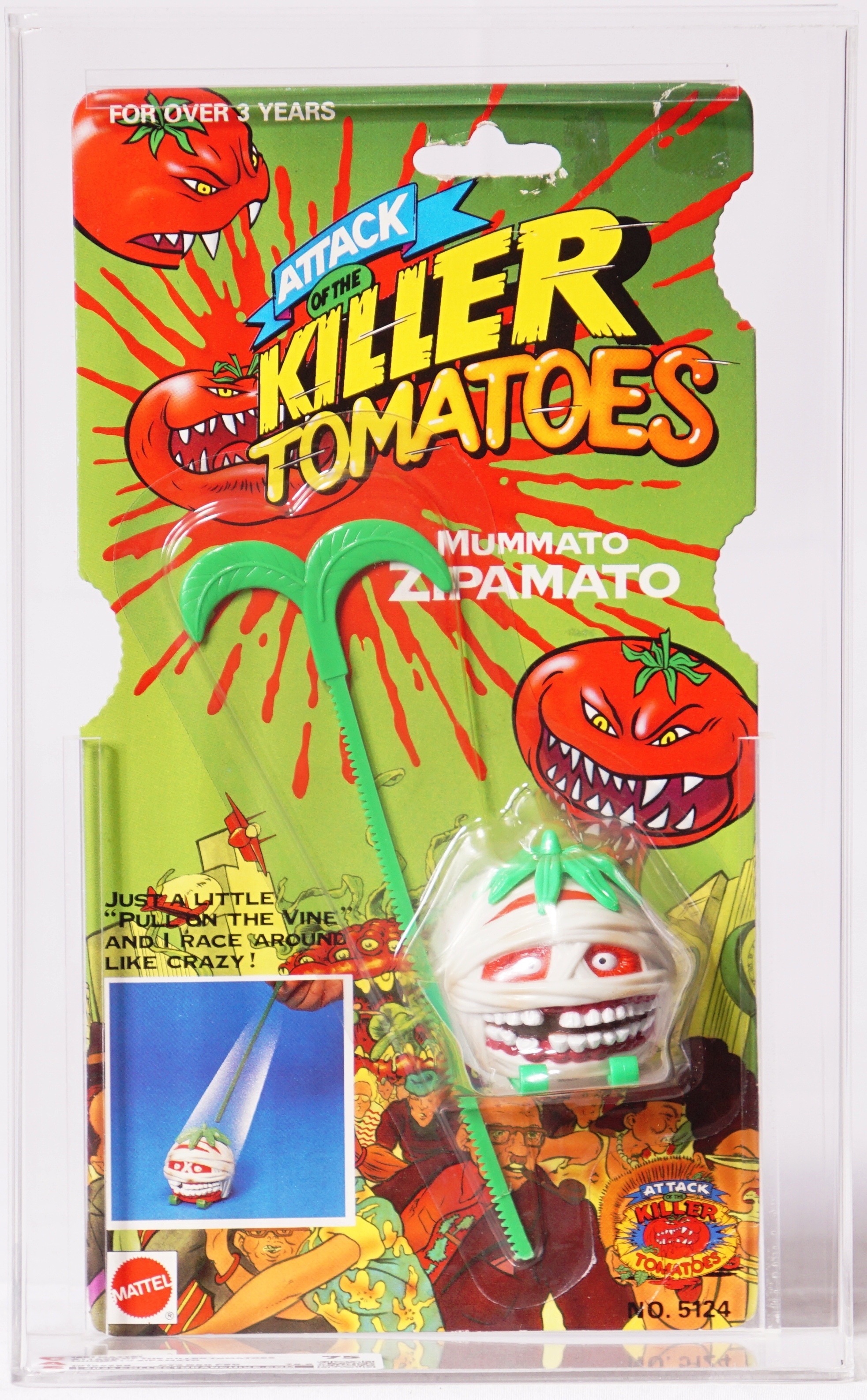 1991 Mattel Attack of the Killer Tomatoes Carded Figure - Mummato