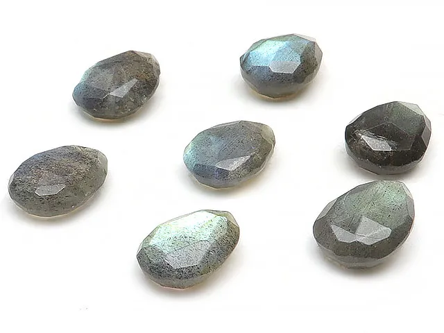 粒販売】ラブラドライト ペアシェイプカット 11mm【4粒販売】 | 天然石