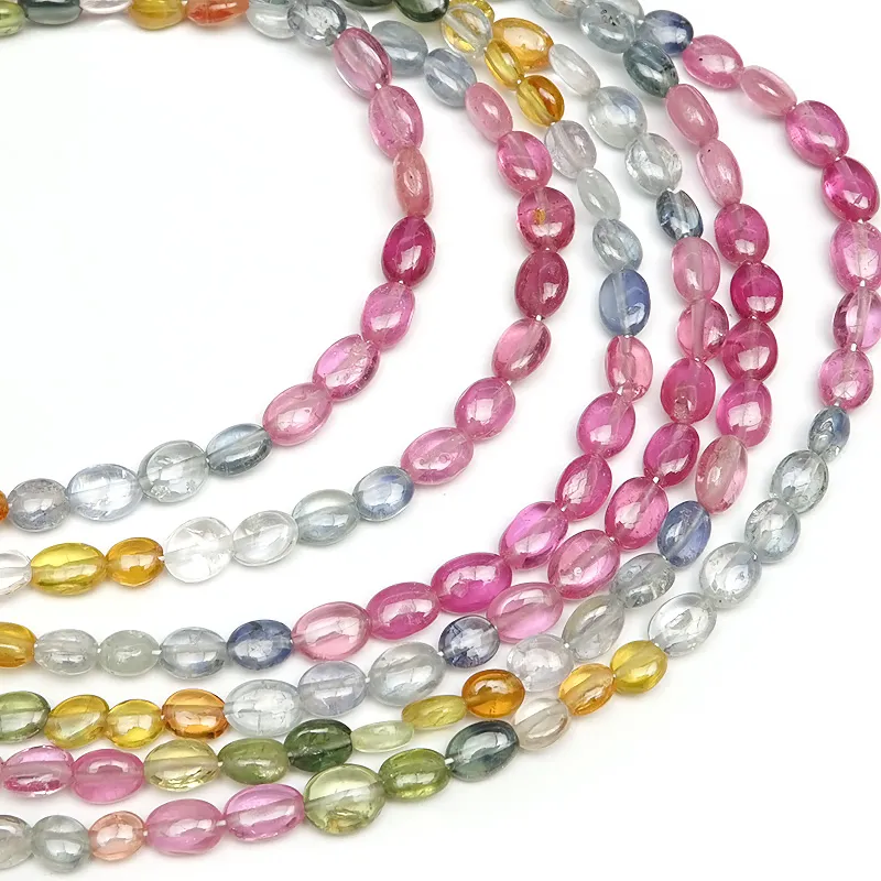 マルチカラーサファイア オーバル 3～5mm【1連販売】 | 天然石専門店