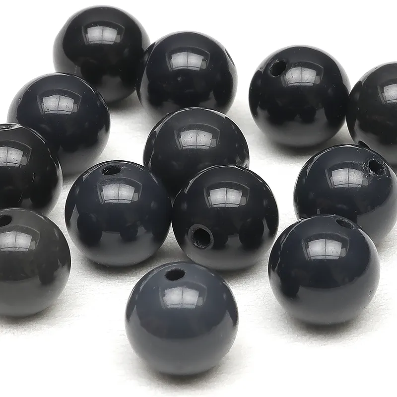 粒販売】ブラックオブシディアン 丸玉 8mm【10粒販売】 | 天然石専門店
