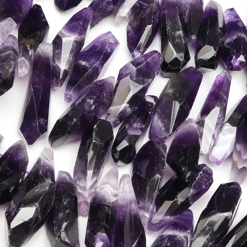 ファントムアメジスト ナゲットカット 16～30mm［クレオ穴］【1連販売