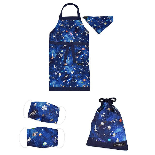 入園入学シリーズ エプロン・マスク3点セット | 女の子 人気