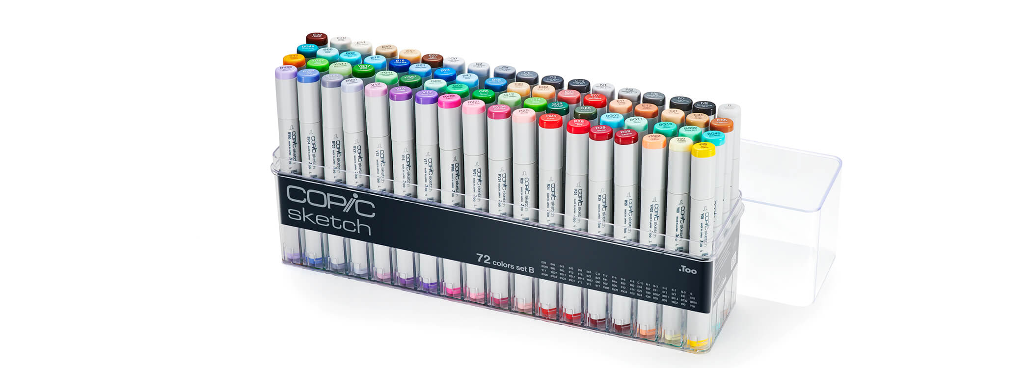Copic Sketch 72 colors set B - COPIC Official Website
