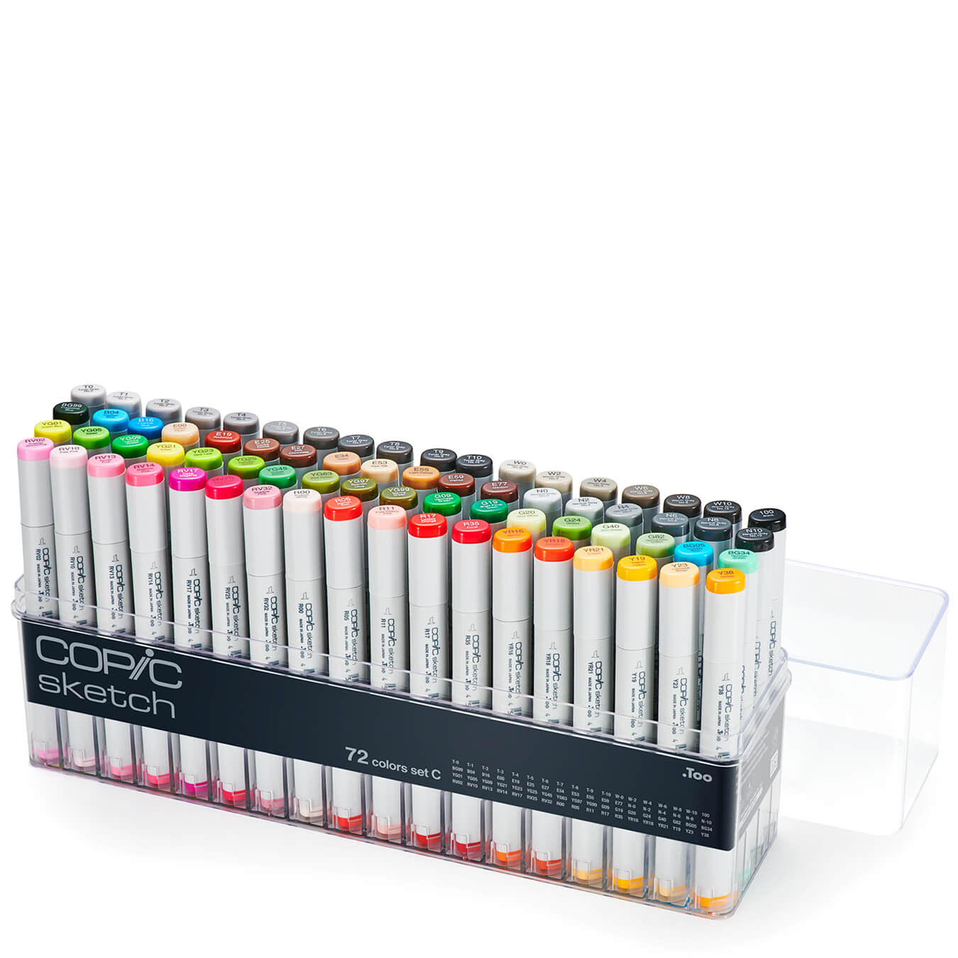 Copic Sketch 72 colors set C - COPIC Official Website