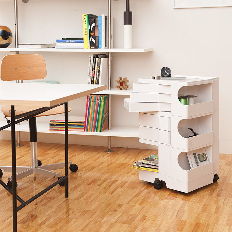 BOBY WAGON ボビーワゴン 3段5トレイ WHITE｜5%point | THE CONRAN