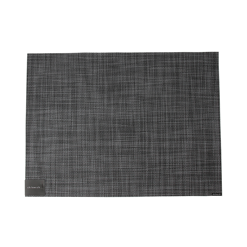 CHILEWICH MINI BASKET WEAVE PLACEMAT COOL GREY｜プレースマット