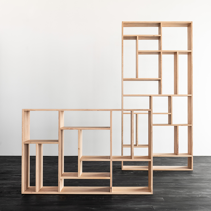 ETHNICRAFT（エスニクラフト）オーク M ラック スモール 90x30x139