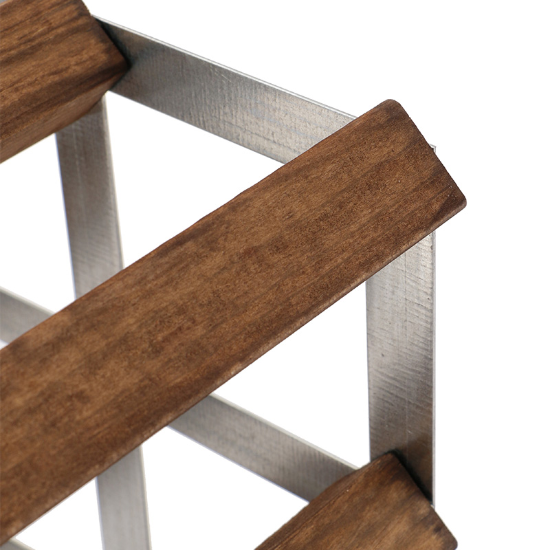 TRADITIONAL WINERACK COMPANY 9 BOTTLES DARK OAK｜ワインツール