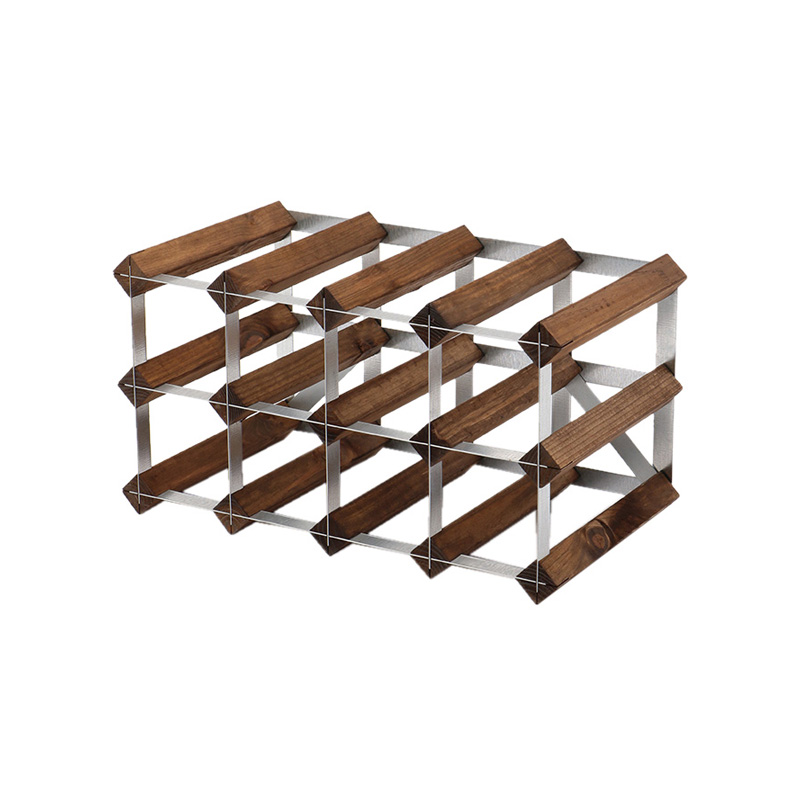 TRADITIONAL WINERACK COMPANY 12 BOTTLES DARK OAK｜ワインツール