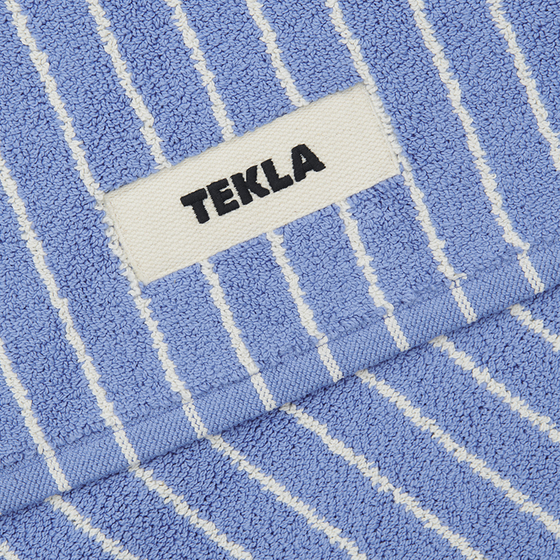TEKLA（テクラ）【バスマット】クリアブルーストライプ｜5%point | THE