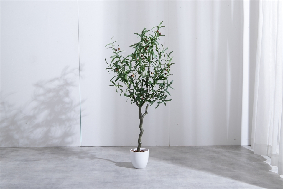 フェイクグリーン インテリアグリーン オリーブ [光触媒/高さ125