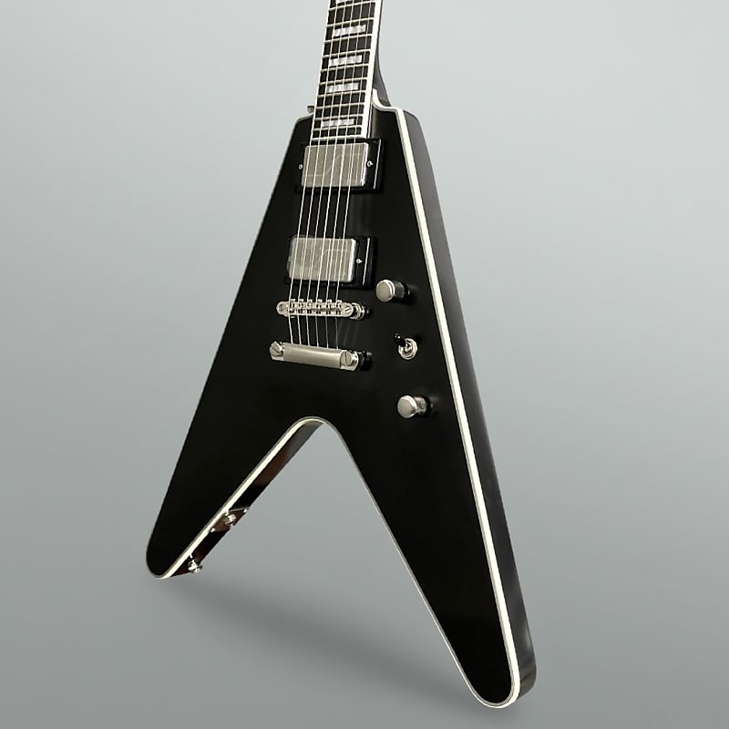 Epiphone Flying V Prophecy 2024 - Aged Jet Black Metallic – Corner