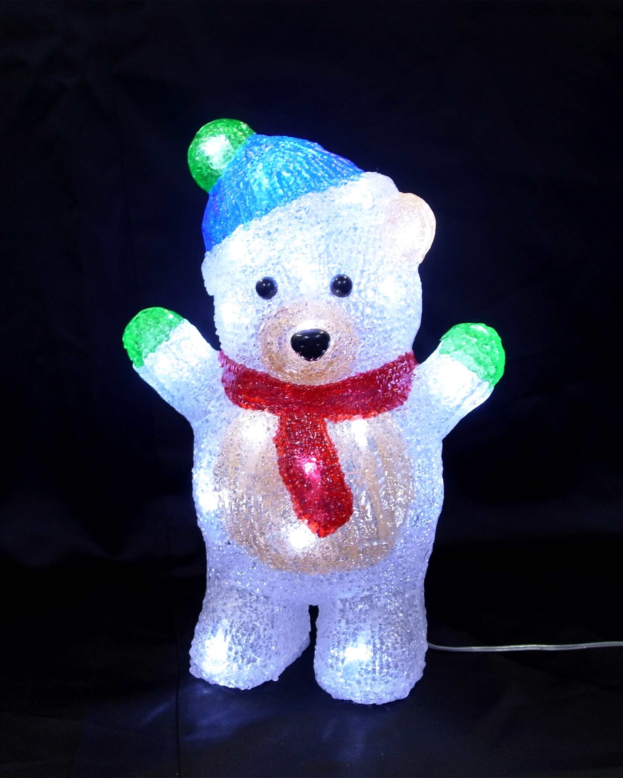 ハンドアップベア(L3D394) - クリスマスイルミネーションの老舗 コロナ